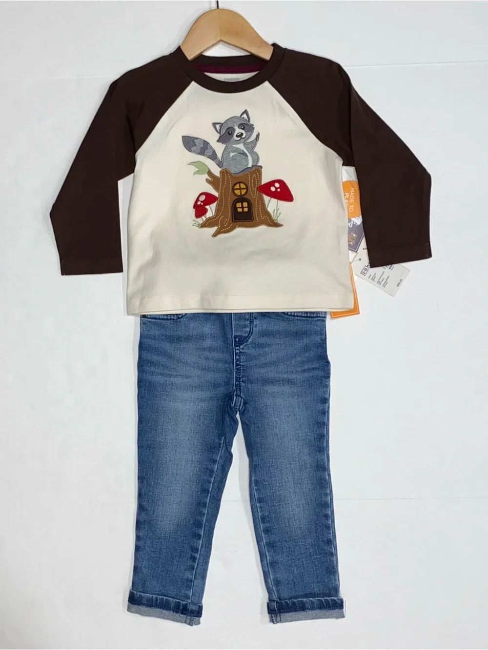 Gymboree Boys NWT Lot: 2 Long Sleeve Tops and 1 Pair of Jeans Size 12-18 Months